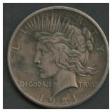 1921 Peace Silver Dollar High Relief