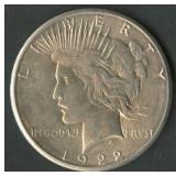 1922-S Peace Silver Dollar