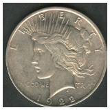 1922-D Peace Silver Dollar