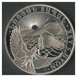 2018 Armenia Noah's Ark .999 Silver Round 1 ozt