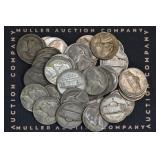 Roll of Mixed 35% Silver Jefferson War Nickels
