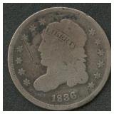1836 Capped Bust Half Dime