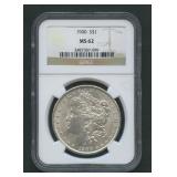 1900 Morgan Silver Dollar NGC MS 62
