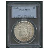 1898-O Morgan Silver Dollar PCGS MS 63