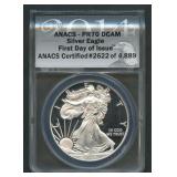 2014-W ASE Silver Eagle ANACS PR70 DCAM