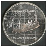 SS Tilawa Proof .999 Silver Round 1 ozt