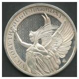 2021 St. Helena 1 Pd .999 Silver Coin 1 ozt