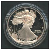 1990-S ASE Silver Eagle Proof in OGP