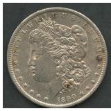 1890-S Morgan Silver Dollar