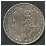 1881 Morgan Silver Dollar