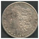 1887-S Morgan Silver Dollar