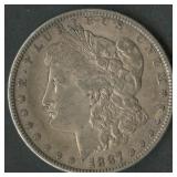 1887 Morgan Silver Dollar