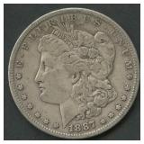 1887-S Morgan Silver Dollar