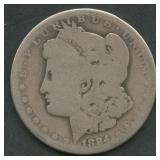 1884-O Morgan Silver Dollar