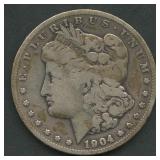 1904-S Morgan Silver Dollar