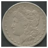 1897-S Morgan Silver Dollar