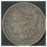 1888-O Morgan Silver Dollar Oval O