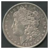 1887-O Morgan Silver Dollar