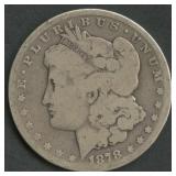 1878 Reverse of '79 Morgan Silver Dollar