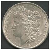 1890 Morgan Silver Dollar