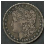 1891-S Morgan Silver Dollar