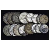 (1.59 ozt TW) 16- Mixed Philippines .750 Silver