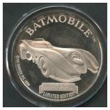 1989 Batman 50th Anniv .999 Silver Round 1 ozt