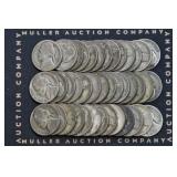 Roll of Mixed 35% Jefferson Wartime Nickels