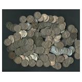 Bag of 200+ Mixed Buffalo Nickels