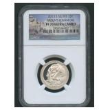 2013-S ATB Silver Quarter NGC PF70 Ultra Cam