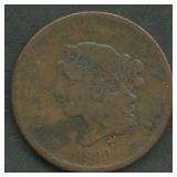 1839 Coronet Head Large Cent