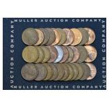 Run of 31 S-Mint Lincoln Wheat Cents 1920-1955