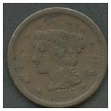 1856 Braided Hair Large Cent