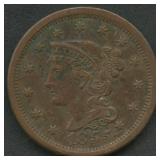 1855 Braided Hair Large Cent