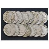 15- 1915 Buffalo Nickels