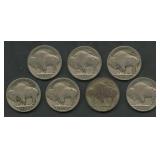 7- 1914 Buffalo Nickels