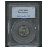 1837 Feuchtwanger Cent PCGS VF30