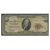 1929 $10 Federal Res Bank Note SF FR-1860L