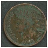 1866 Indian Head Cent FS-301 (?)