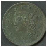 1838 Coronet Head Large Cent