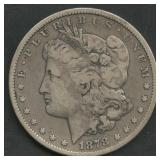 1878-CC Morgan Silver Dollar