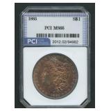 1885 Morgan Silver Dollar Graded