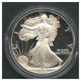 1986-S ASE Proof Silver Eagle in OGP