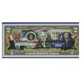 Trump 2020 $2 Commemorative Bank Note