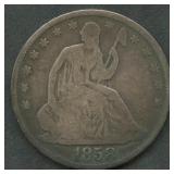 1858-O Seated Liberty Half Dollar
