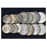 (1.67 ozt TW) 17- Mixed Philippines .750 Silver