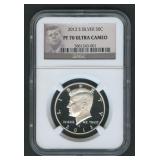 2012-S Silver Kennedy Half NGC PF70 Ultra Cam