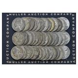 Roll of Mixed 35% Jefferson Wartime Nickels