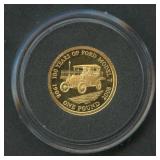 2008 100 Years of Model T 1/25th ozt Gold
