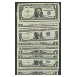 25- Mixed 1935 and 1957 $1 Silver Certificates
